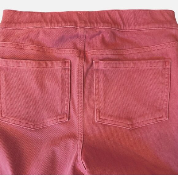 Spanx Jeanish Ankle Leggings Pull On Jeans Pants in Island Red Women's size XS - Picture 6 of 7